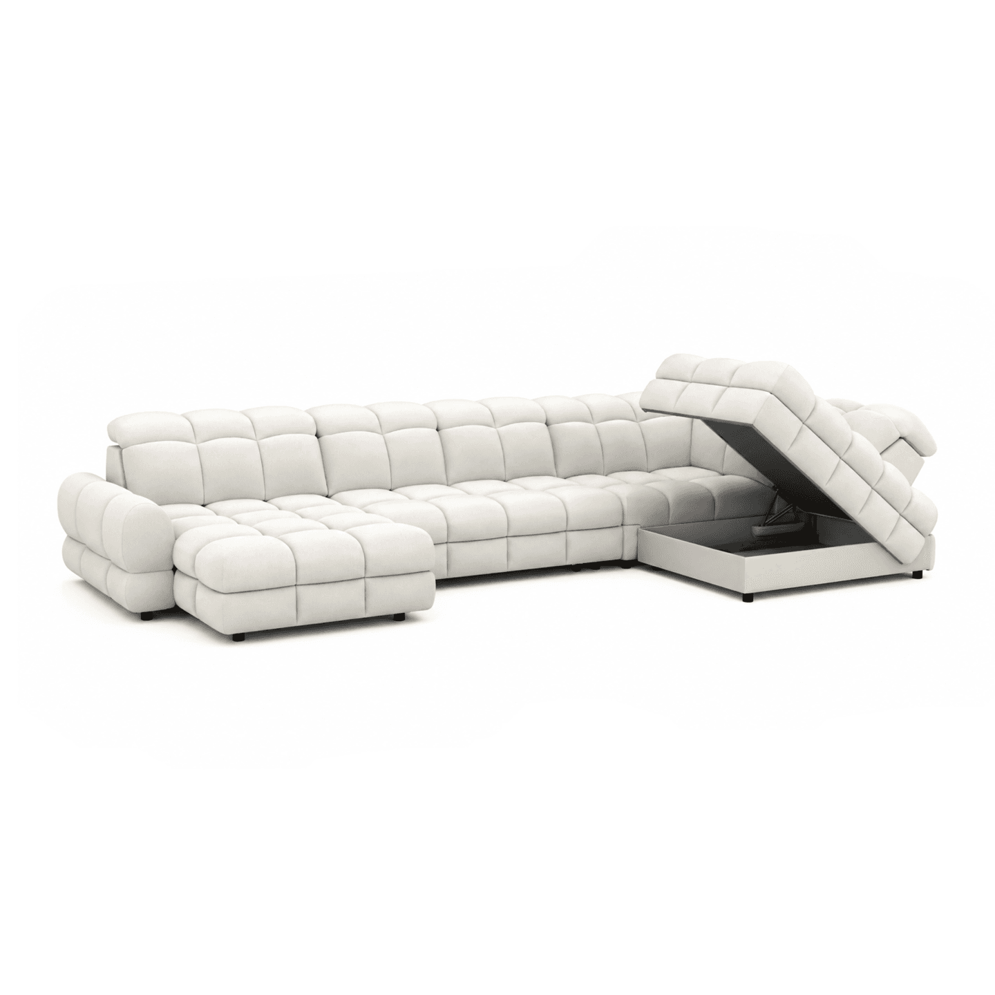 Duży narożnik TOLLO XL z funkcją spania | Tkanina Aphrodite 1