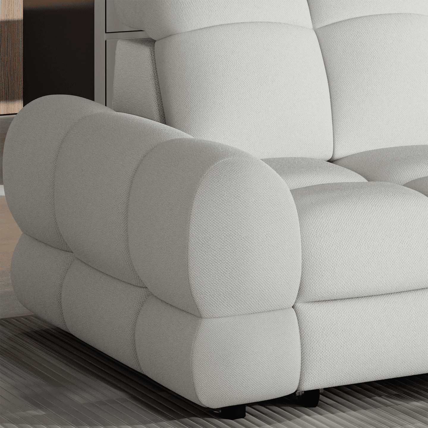 Elegancki Narożnik TOLLO MINI z wysuwanym siedziskiem