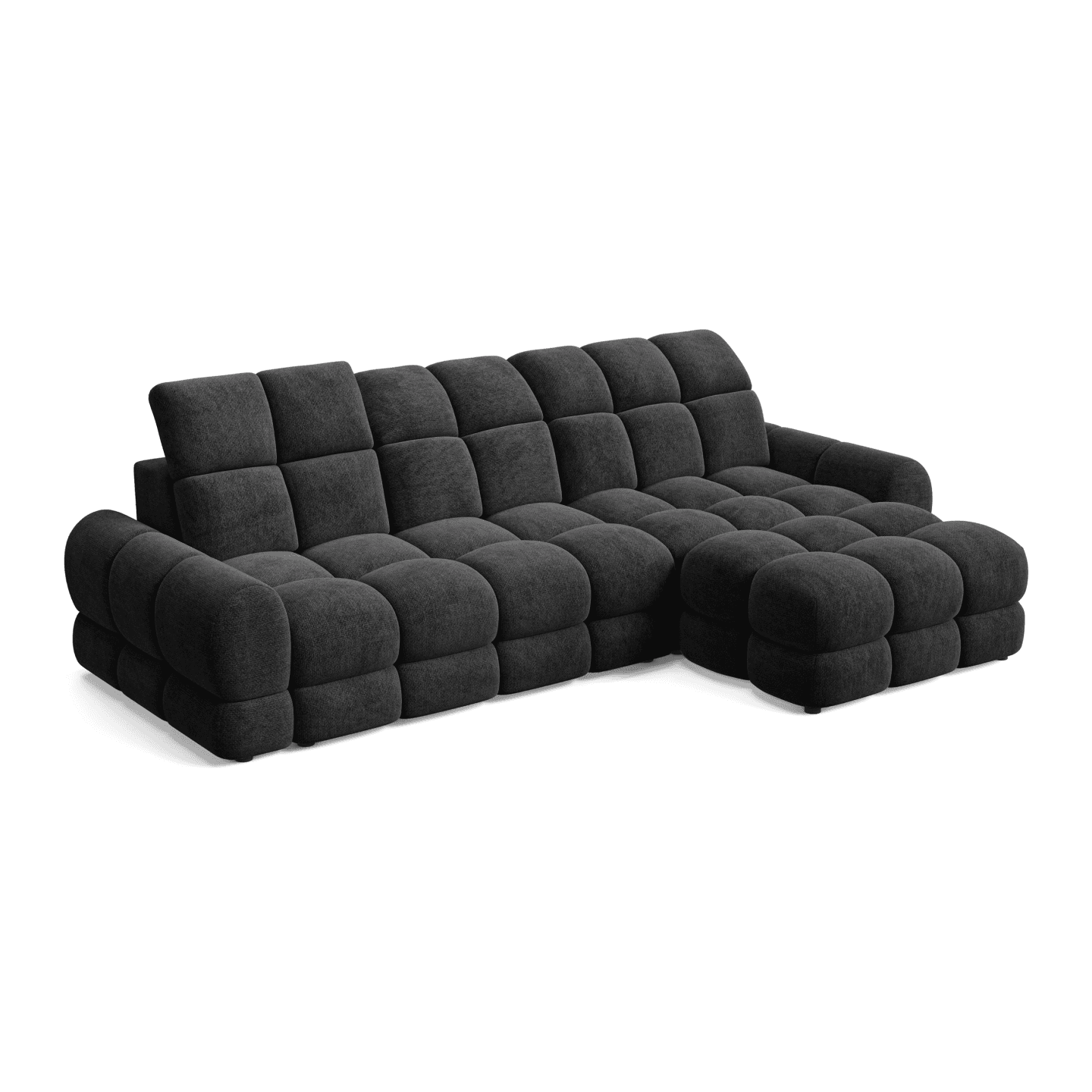Elegancki pikowany Narożnik TOLLO MINI z funkcją spania