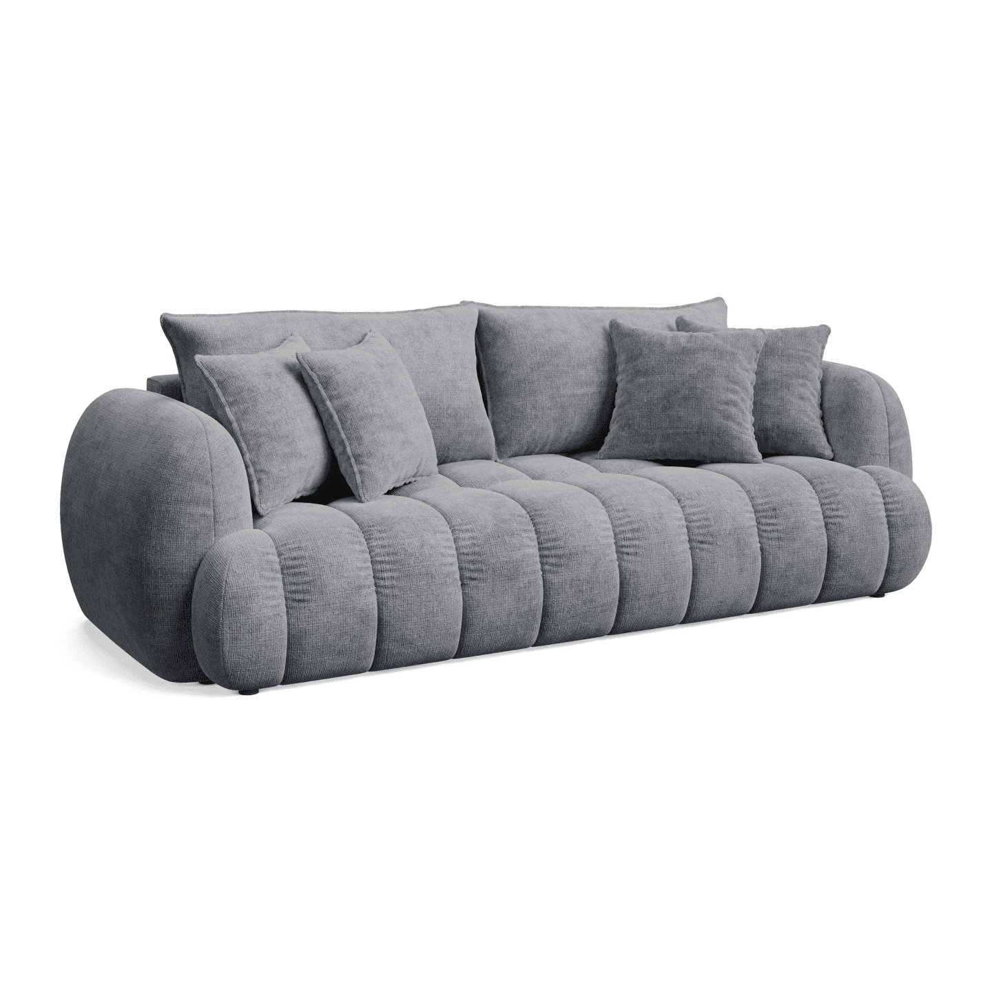 Nowoczesna Sofa COCO PREMIUM rozkładana z poduszkami | Tkanina Cremona 95