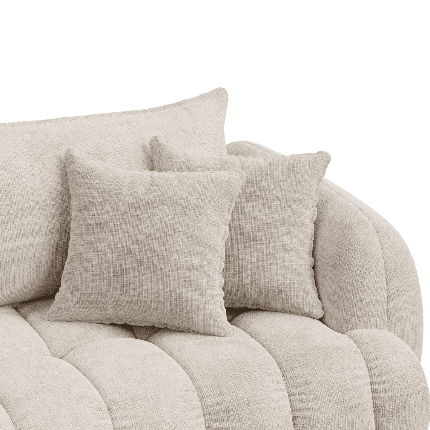 Nowoczesna Sofa COCO PREMIUM wypoczynkowa z poduszkami | Tkanina Fredo 40