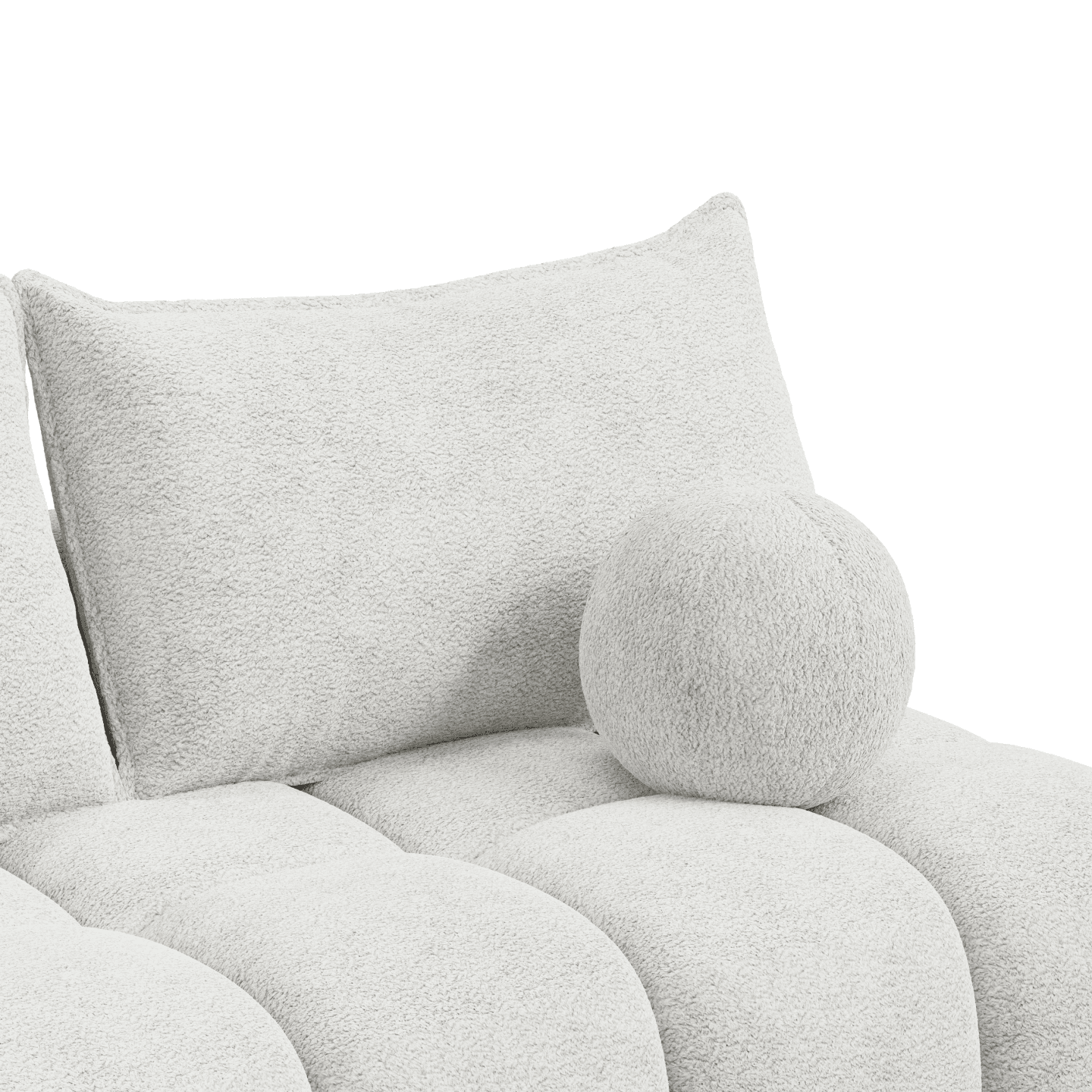 Nowoczesna Sofa COCO MINI kompaktowa z poduszkami | Tkanina Fredo 05