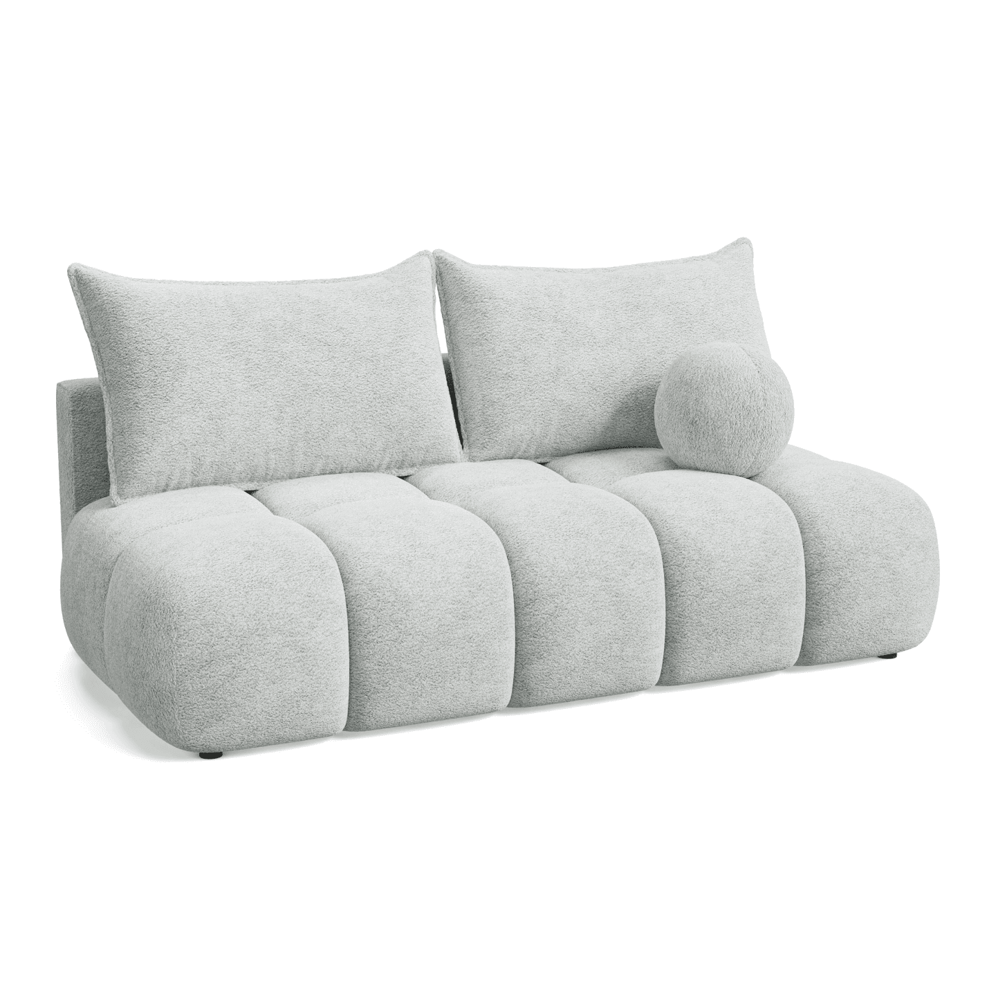 Kompaktowa Sofa COCO MINI z funkcją spania i poduszkami | Tkanina Fredo 30