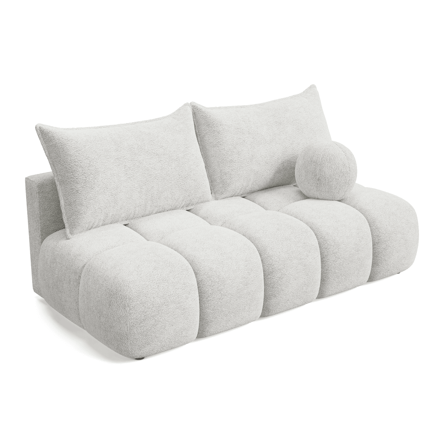 Nowoczesna Sofa COCO MINI rozkładana do salonu | Tkanina Fredo 40
