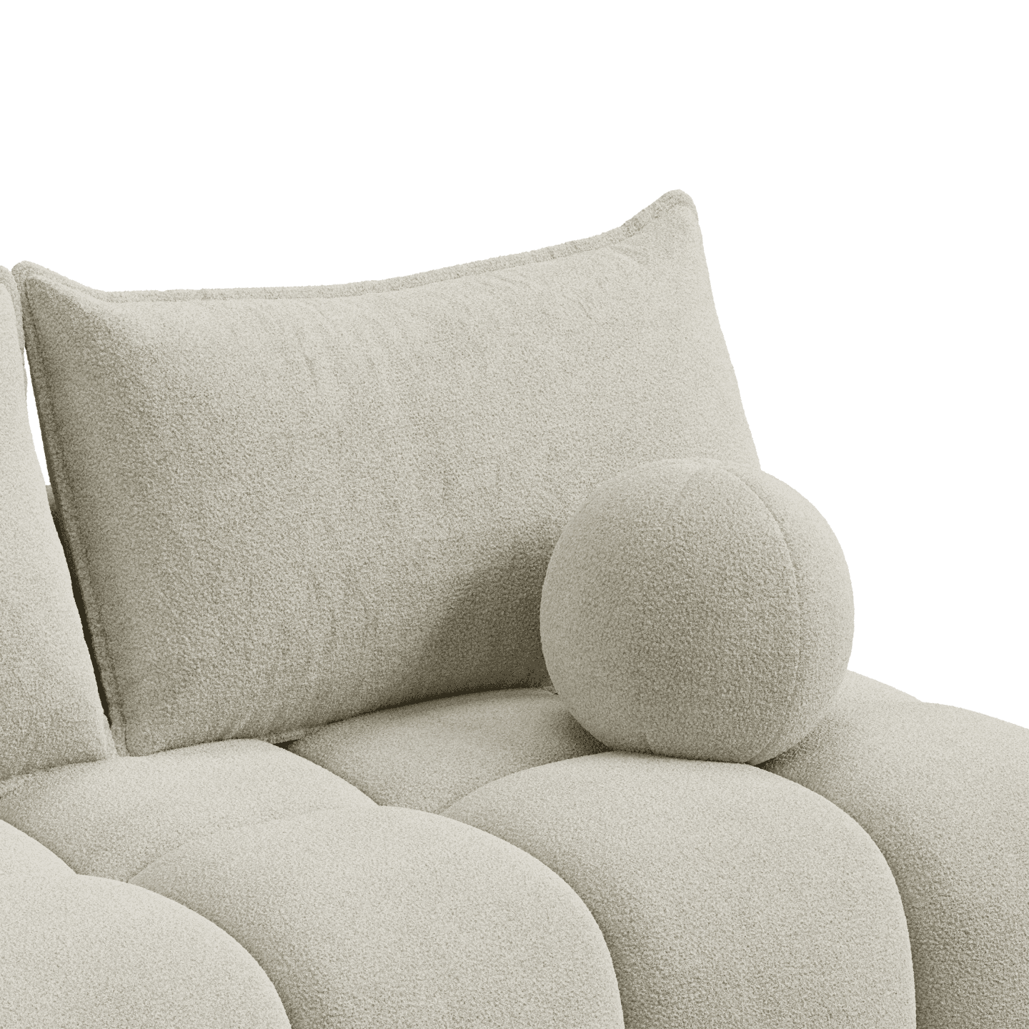 Elegancka Sofa COCO MINI kompaktowa z poduszkami | Tkanina Quelle 01