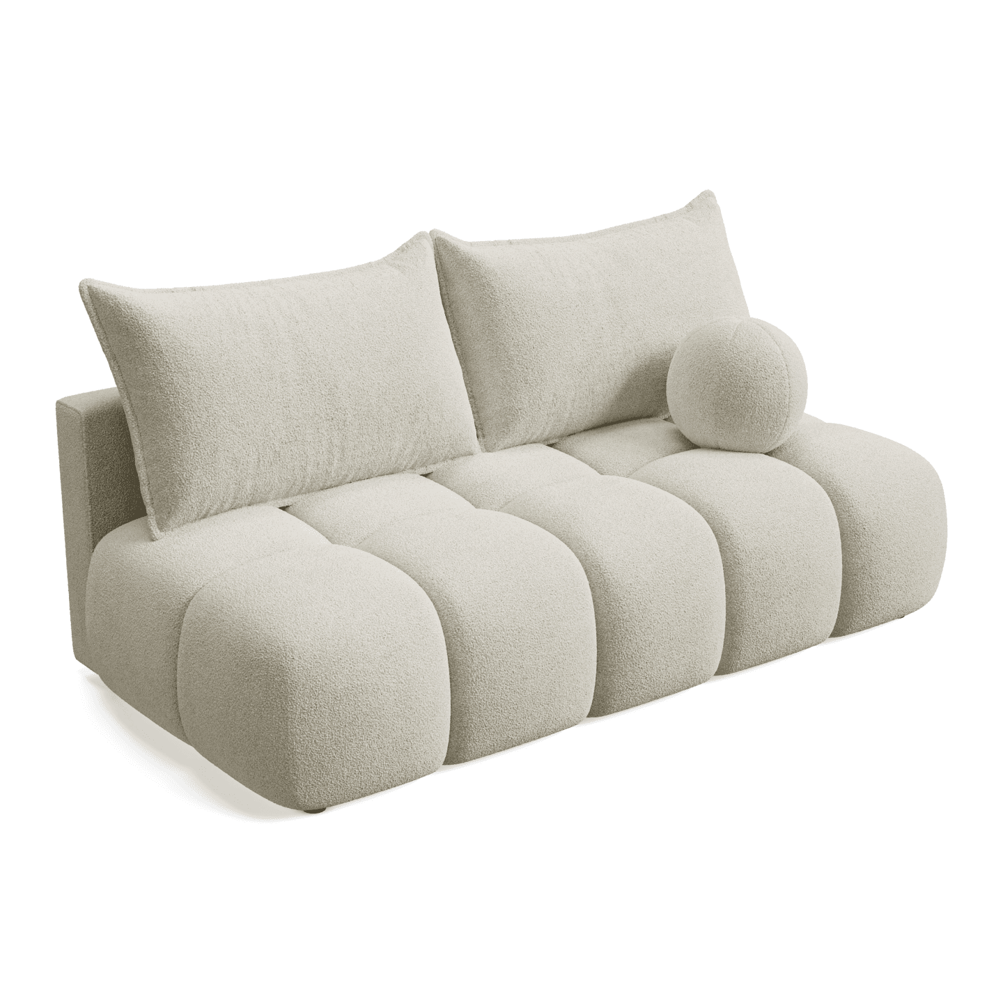 Nowoczesna Sofa COCO MINI bez podłokietników do salonu | Tkanina Quelle 21