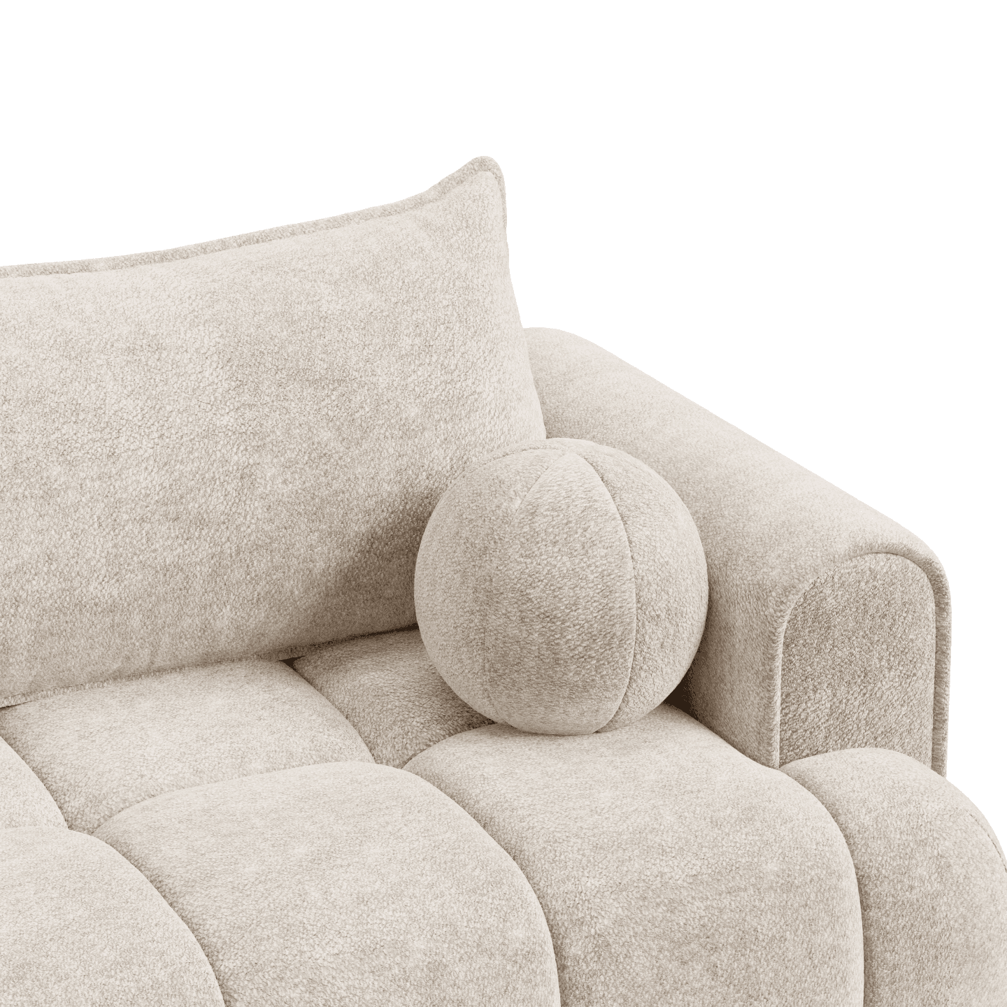 Sofa COCO 2 PREMIUM z funkcją spania i poduszkami | Tkanina Aphrodite 20
