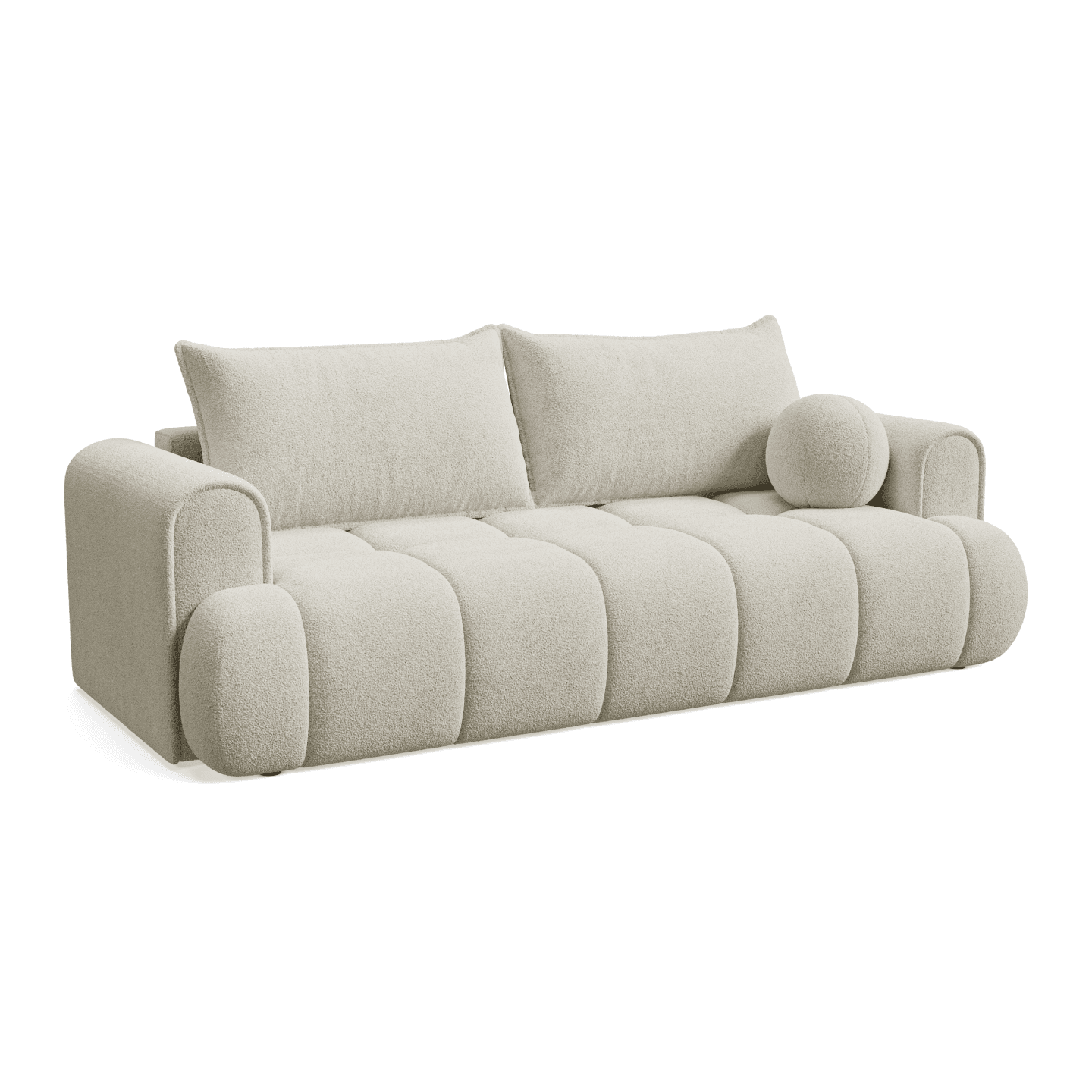 Stylowa Sofa COCO 2 PREMIUM z pojemnikiem na pościel | Tkanina Quelle 03