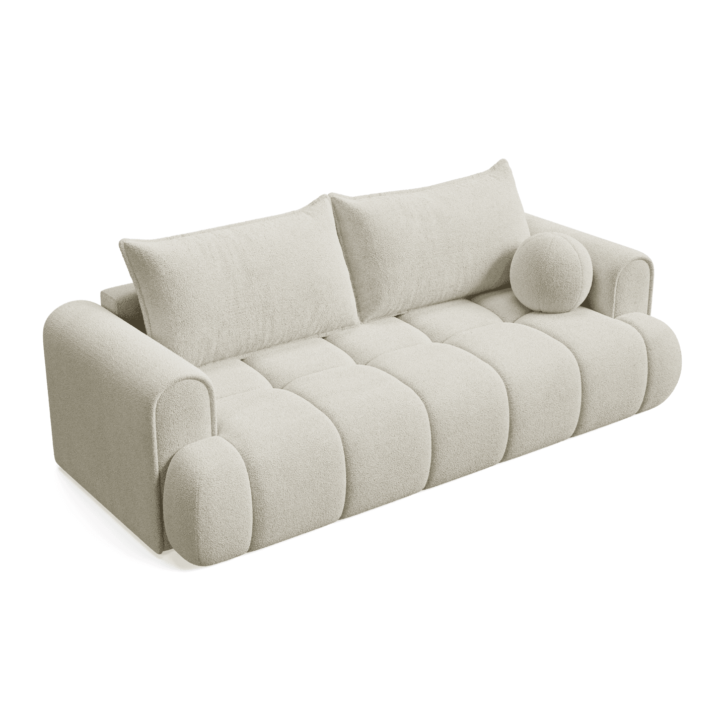 Nowoczesna Sofa COCO 2 PREMIUM z poduszkami do salonu | Tkanina Quelle 05