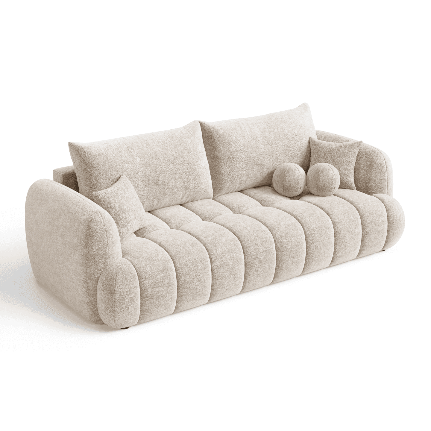 Luksusowa Sofa COCO 2 z poduszkami i funkcją spania | Tkanina Aphrodite 3