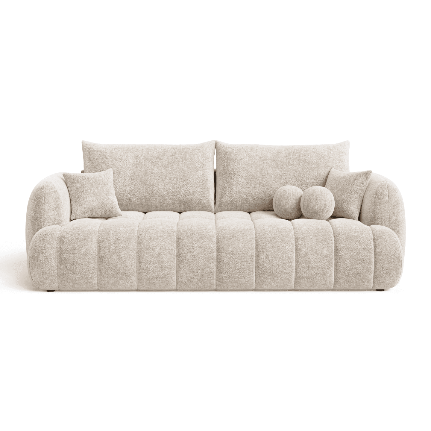 Luksusowa Sofa COCO 2 z poduszkami i funkcją spania | Tkanina Aphrodite 23 - zdjęcie 2