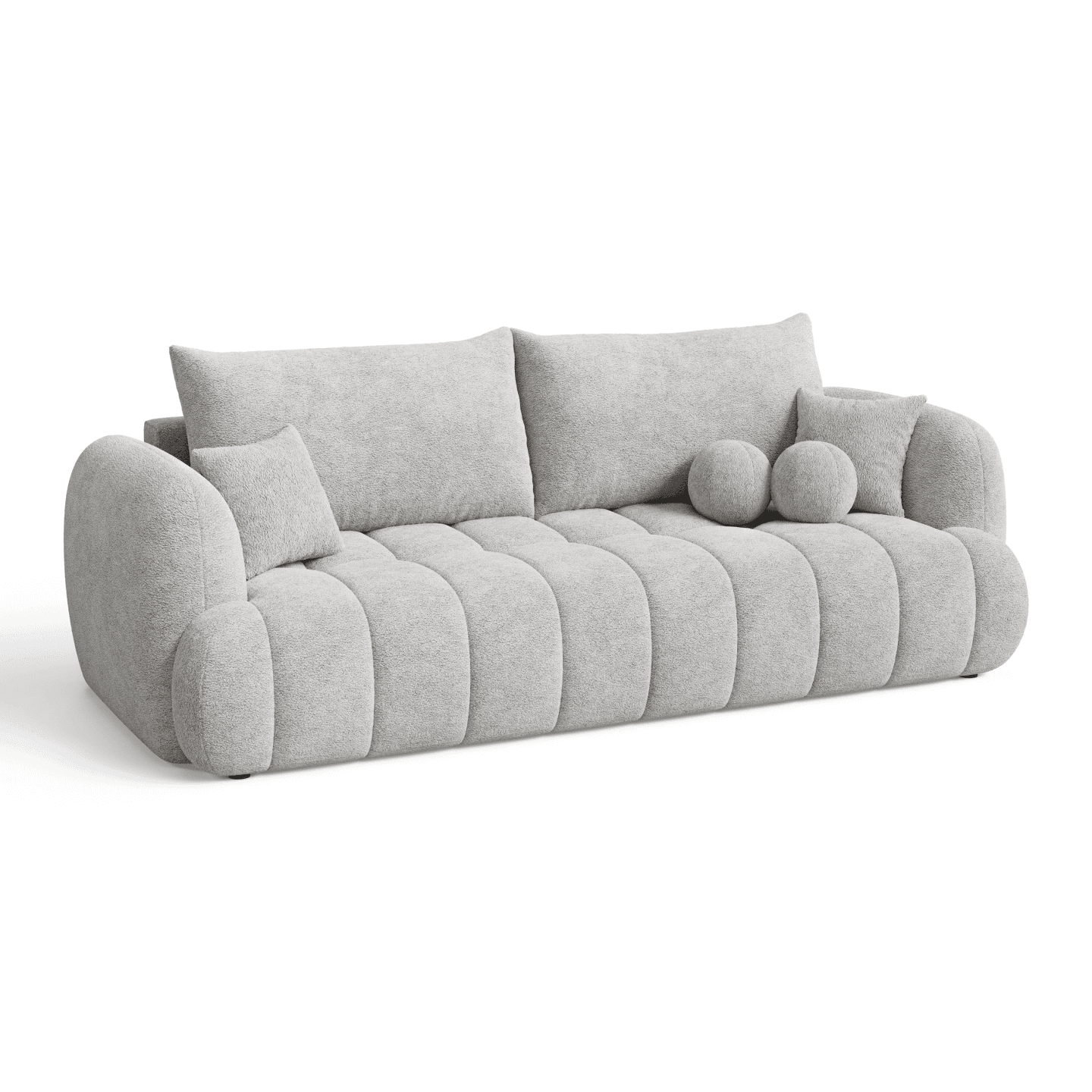 Sofa COCO 2 stylowa z poduszkami do nowoczesnego salonu | Tkanina Fredo 35