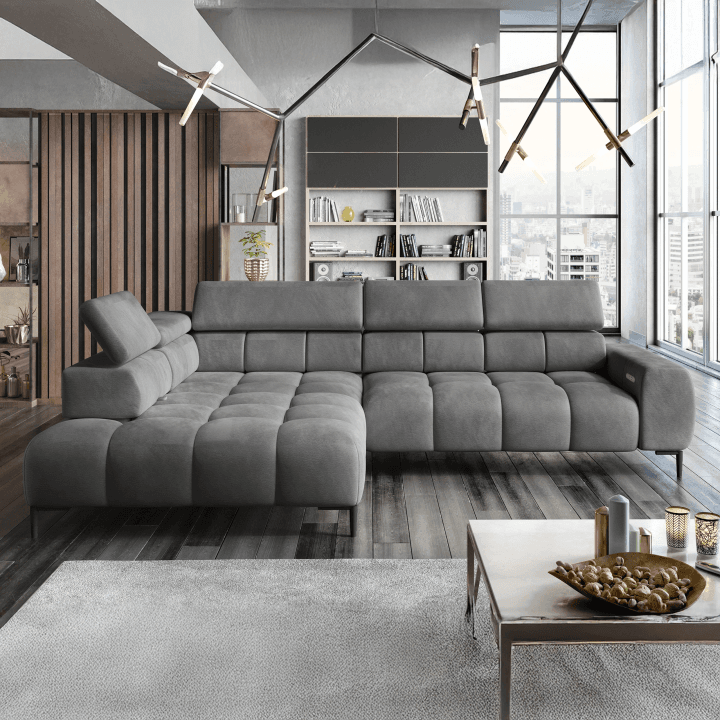 Narożnik elektryczny Plaza L WERSAL - nowoczesny