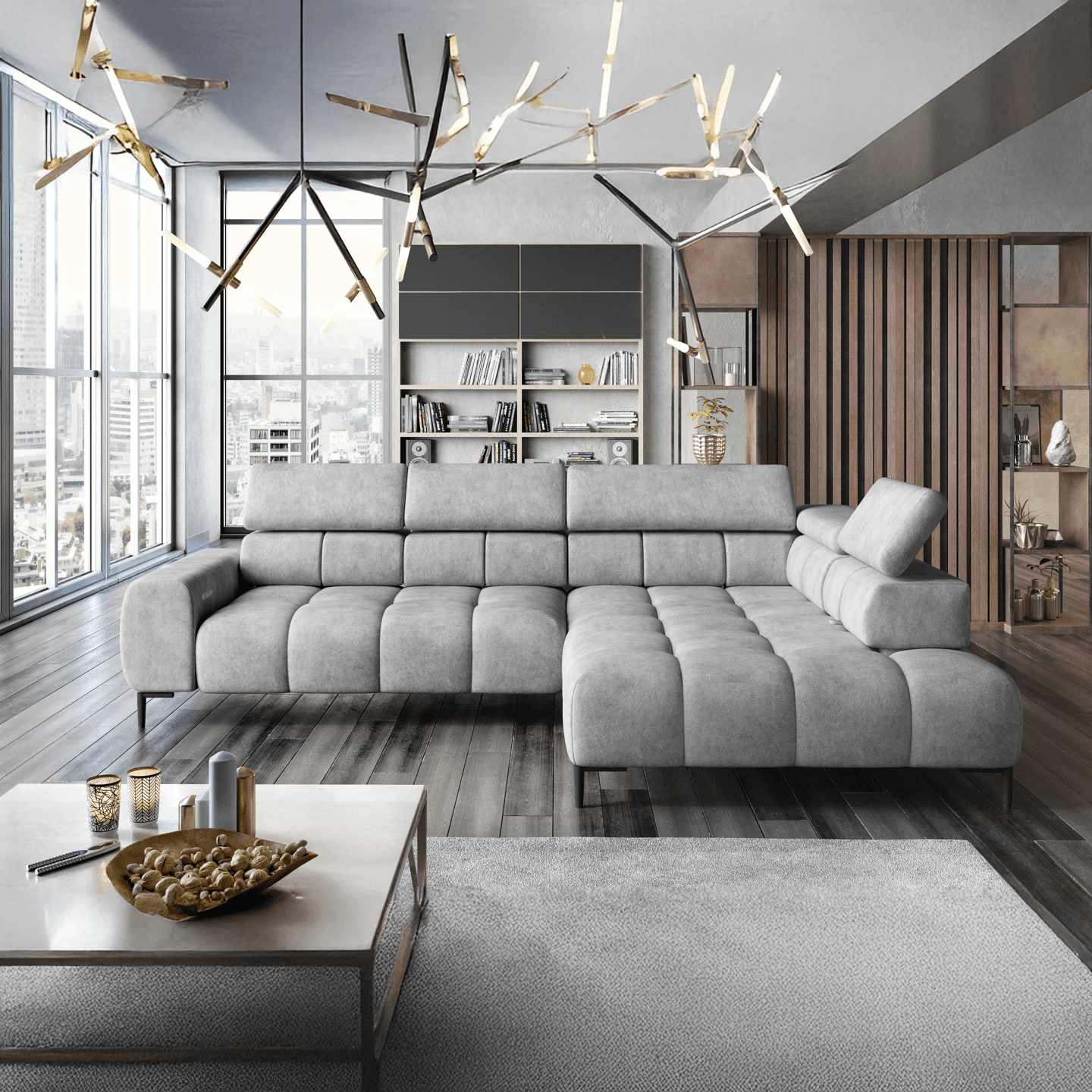 Narożnik Plaza L stylowy WERSAL