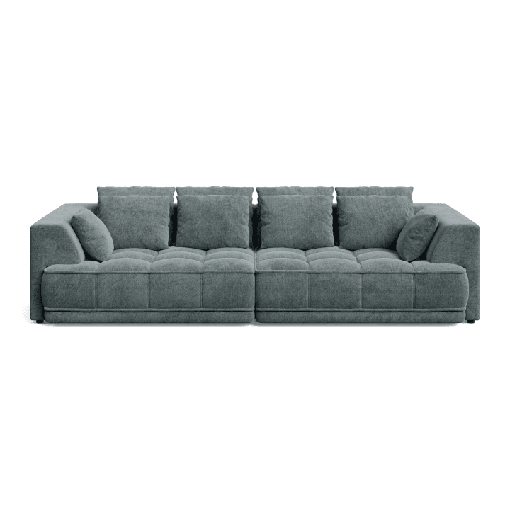 Sofa TIGA nowoczesna pikowana z elektrycznym wysuwem siedziska