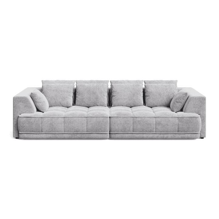 Designerska Sofa TIGA BigSofa z funkcją spania oraz poduszkami
