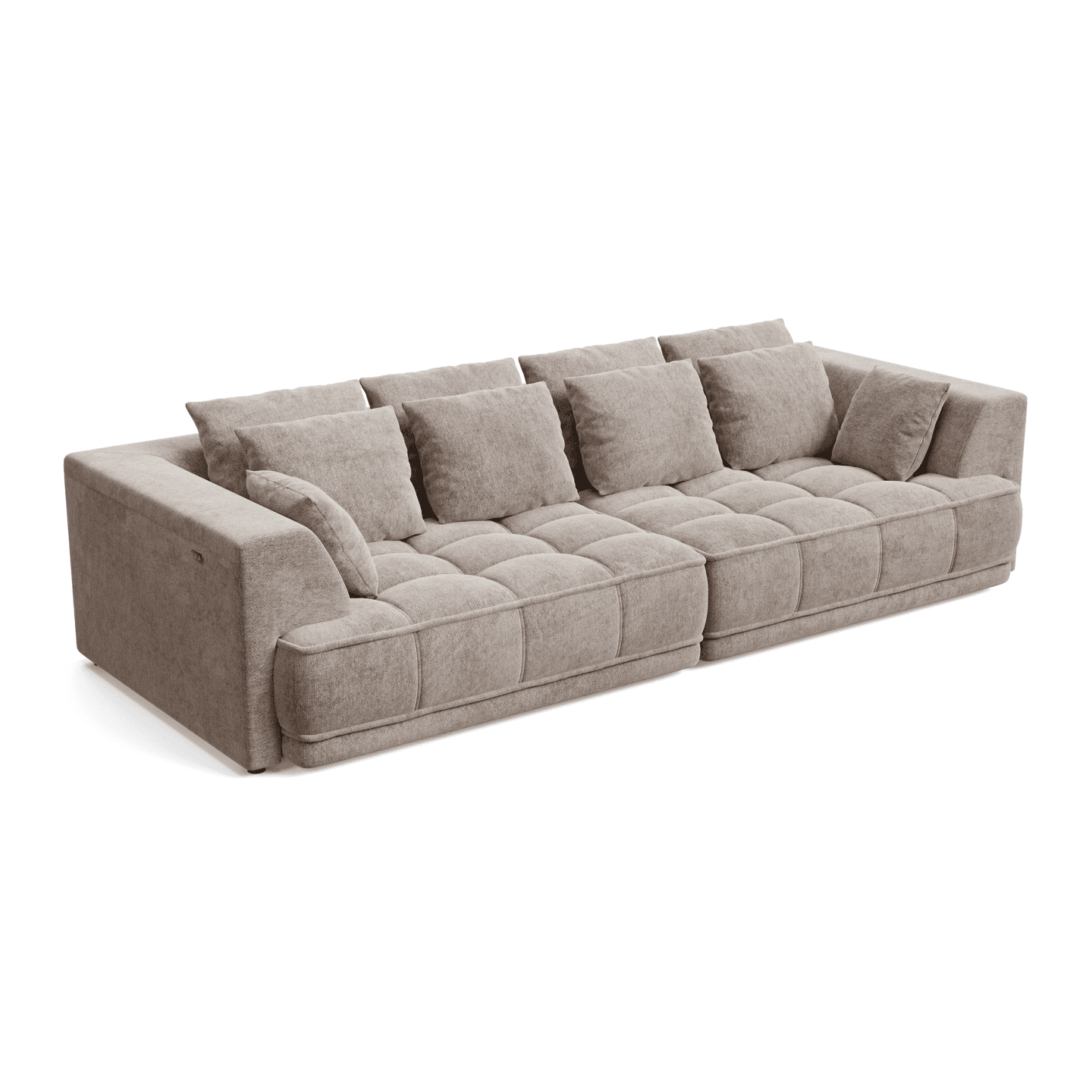 Designerska Sofa TIGA z funkcją spania i wysuwanym siedziskiem
