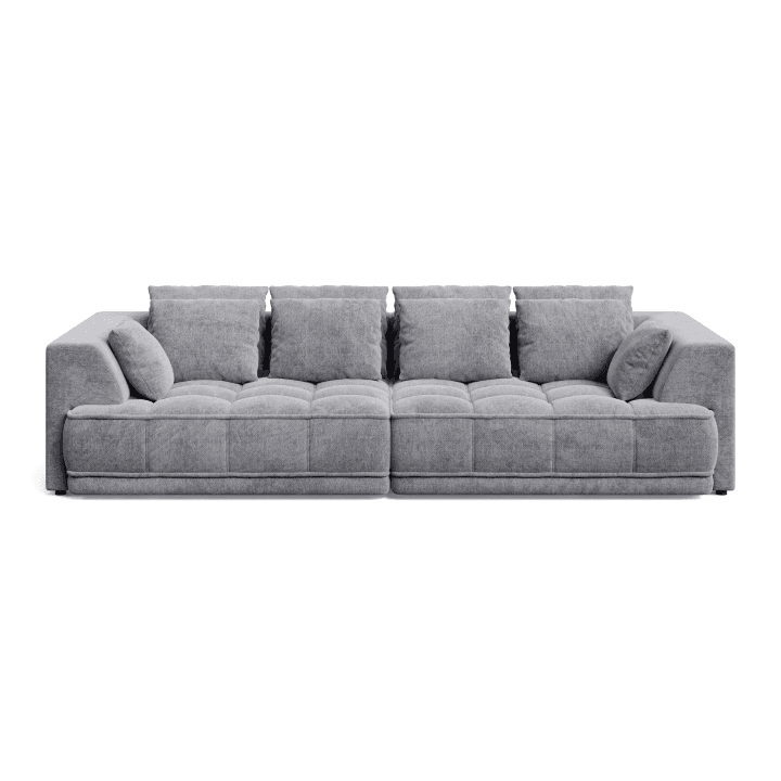 Designerska Sofa TIGA z funkcją spania i wysuwanym siedziskiem