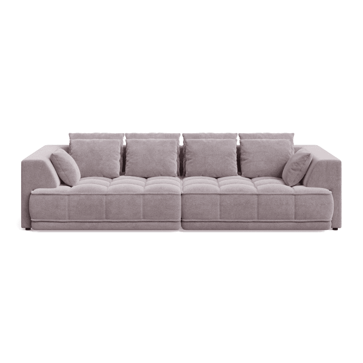 Designerska Sofa TIGA BigSofa pikowana z wysuwanym siedziskiem