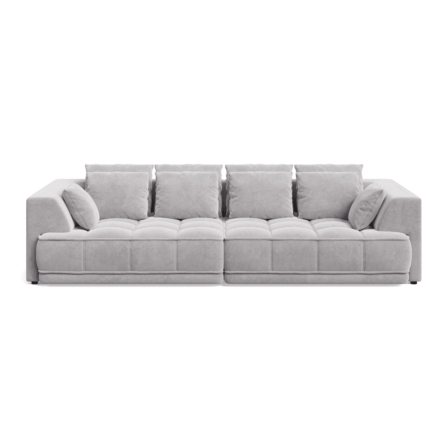 Designerska Sofa TIGA z wysuwanym siedziskiem i poduszkami