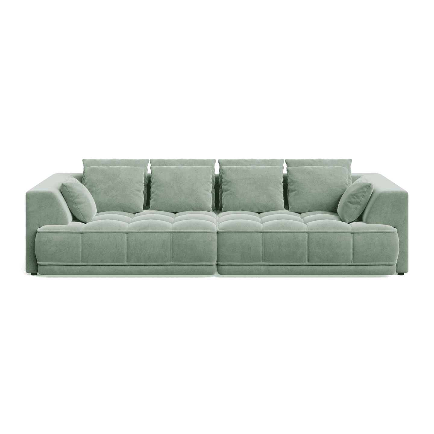 Luksusowa Sofa TIGA pikowana z elektrycznym wysuwem siedziska