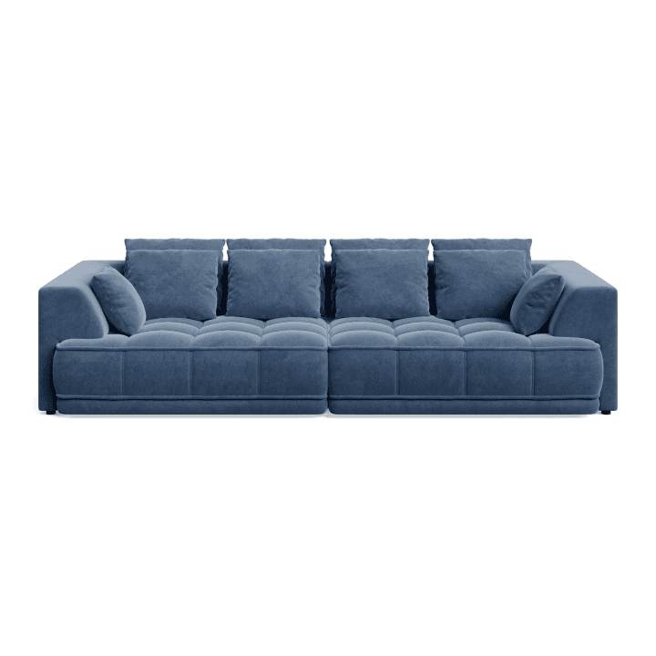 Sofa TIGA elegancka pikowana z elektrycznym wysuwem siedziska