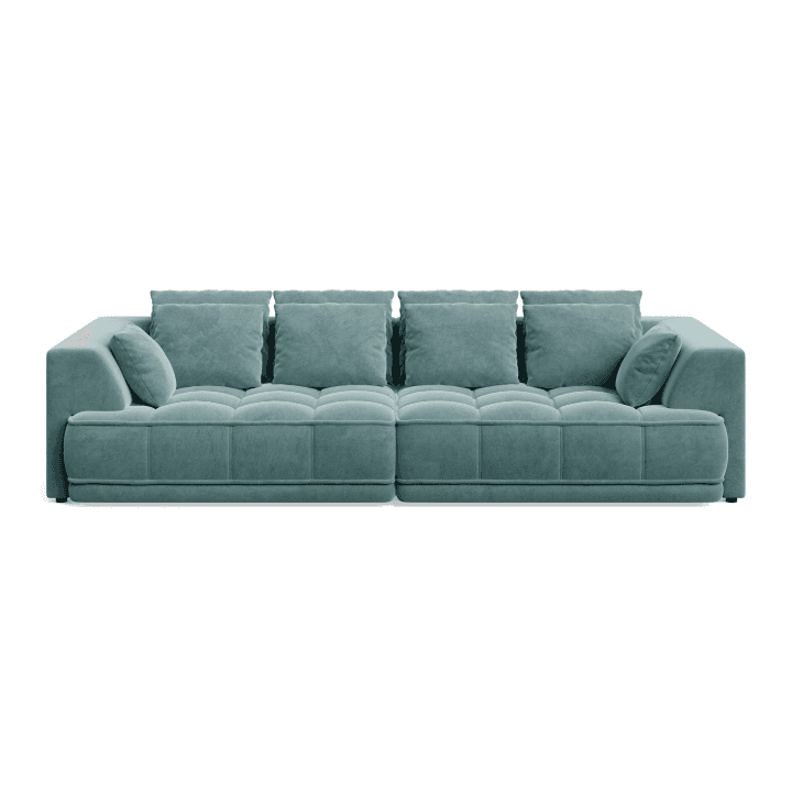Nowoczesna Sofa TIGA z funkcją spania i wysuwanym siedziskiem
