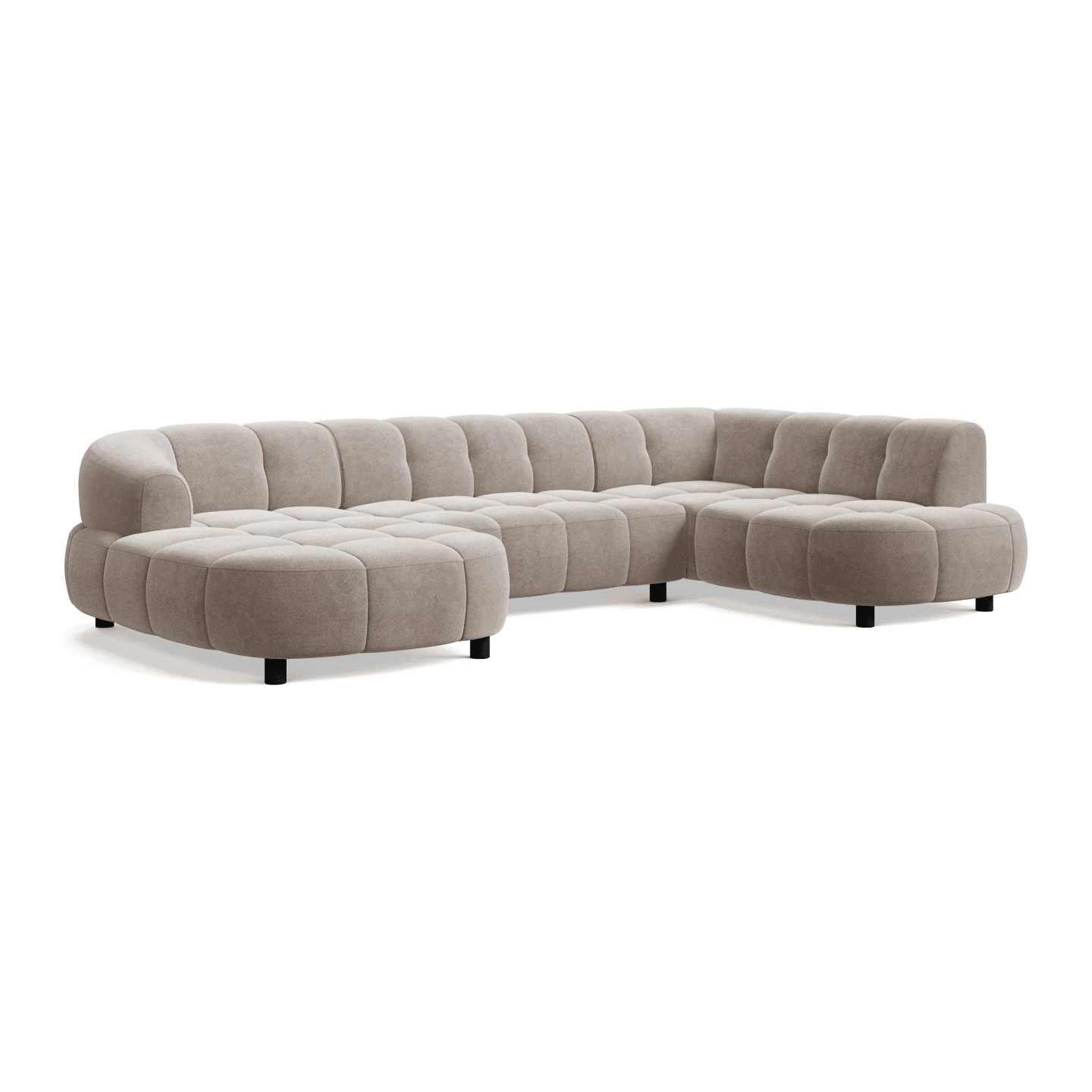 Elegancki Narożnik VELPA XL designerski z wysuwanym siedziskiem
