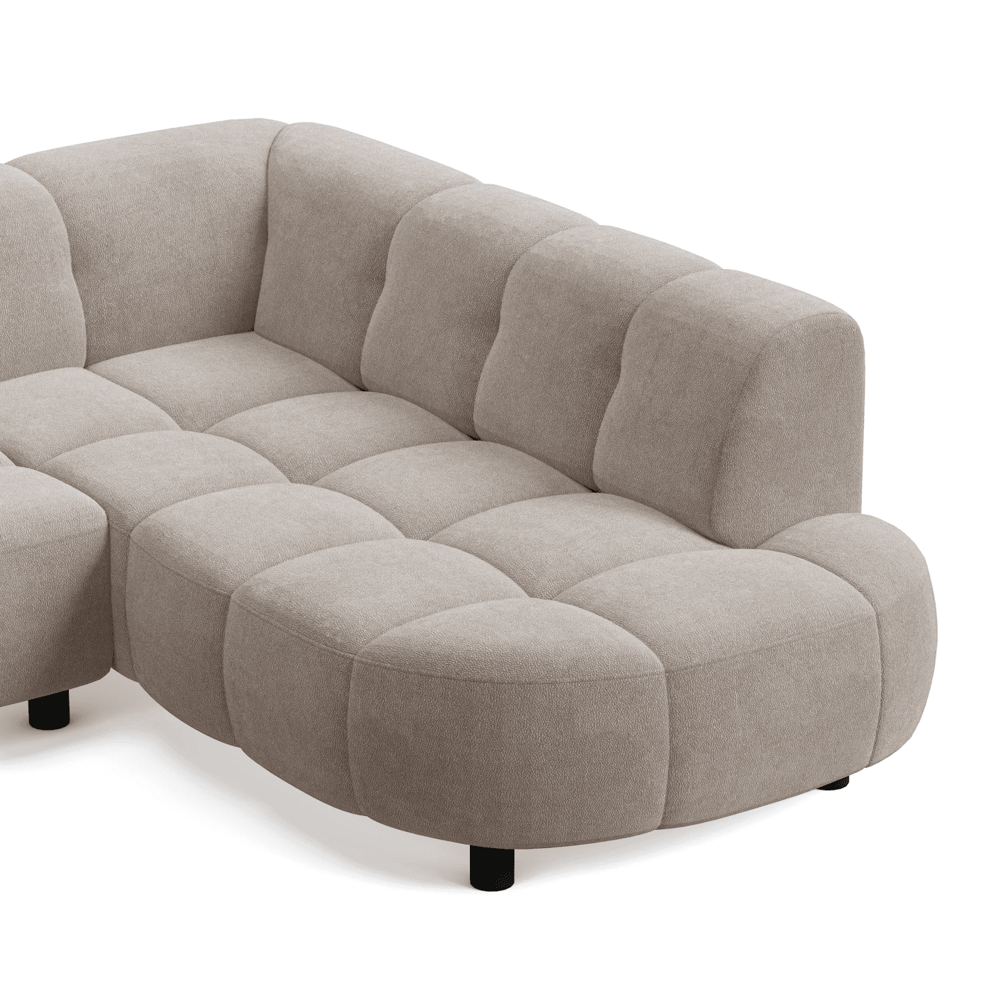 Narożnik VELPA XL designerski i stylowy z wysuwanym siedziskiem