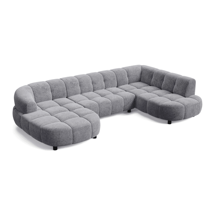 Narożnik VELPA XL nowoczesny i elegancki z wysuwanym siedziskiem