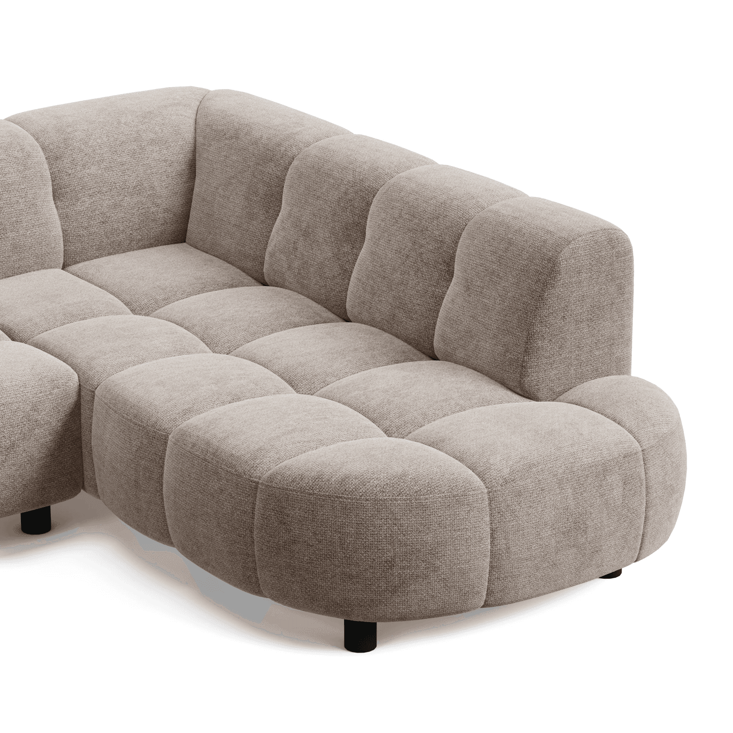 Duży Narożnik VELPA XL designerski i stylowy z wysuwem siedziska