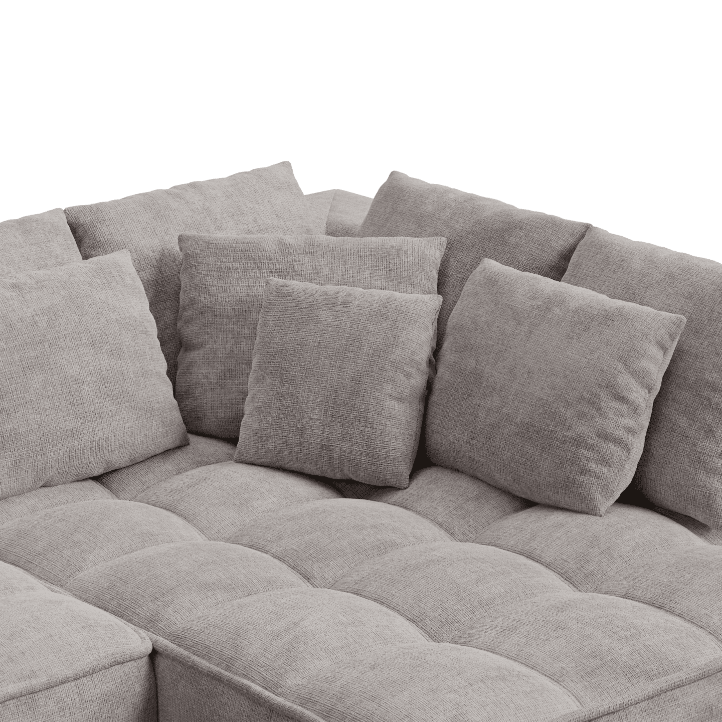 Designerski Narożnik TIGA pikowany z wysuwanym siedziskiem