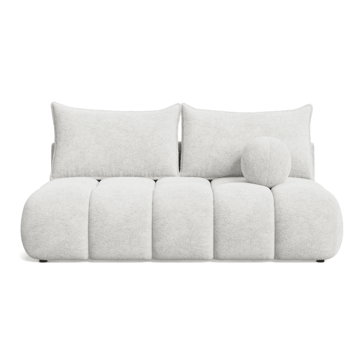Stylowa Sofa COCO MINI bez podłokietników z poduszkami | Tkanina Fredo 25 - zdjęcie 2