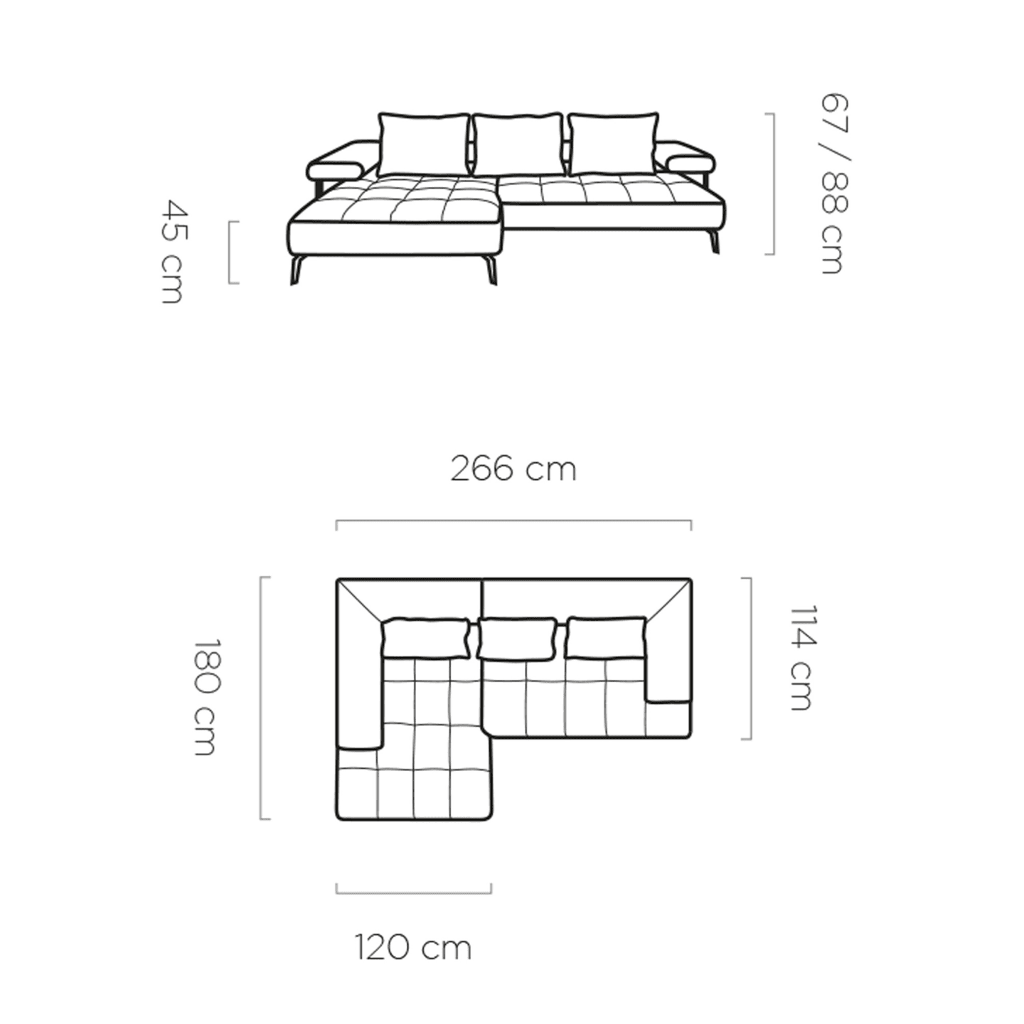 Narożnik elektryczny Montella mini
