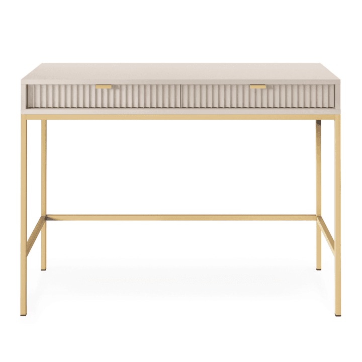 Toaletka Crow 104 cm kaszmir + złote nóżki