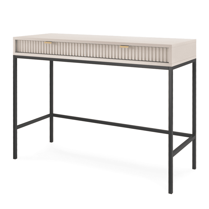 Toaletka Crow 104 cm kaszmir + czarny stelaż