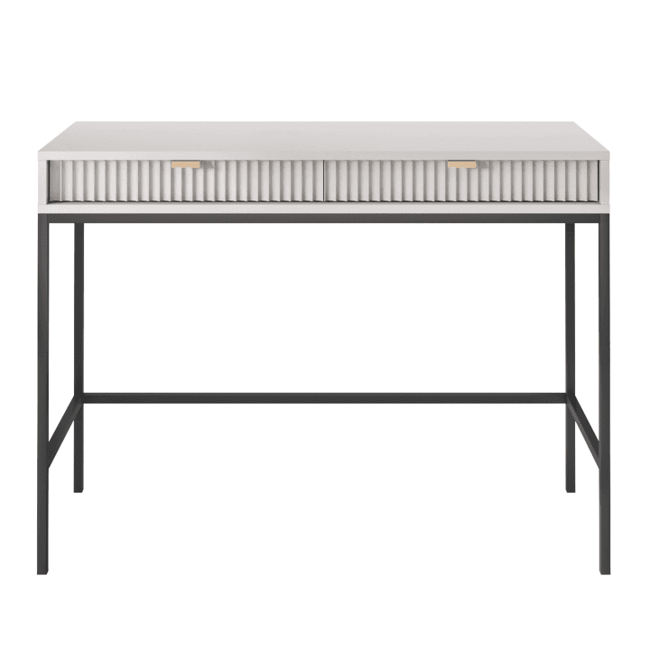 Toaletka Crow 104 cm szara + czarne nóżki