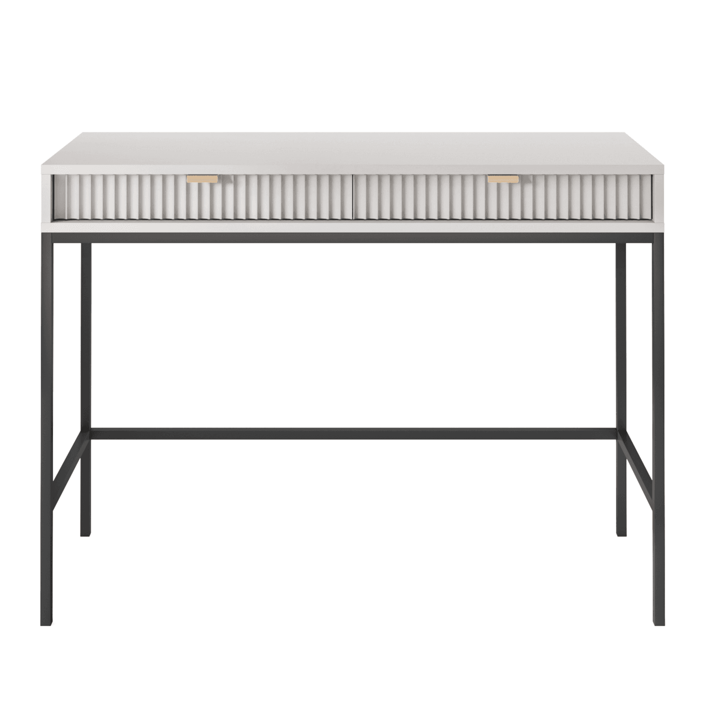 Toaletka Crow 104 cm szara + czarne nóżki