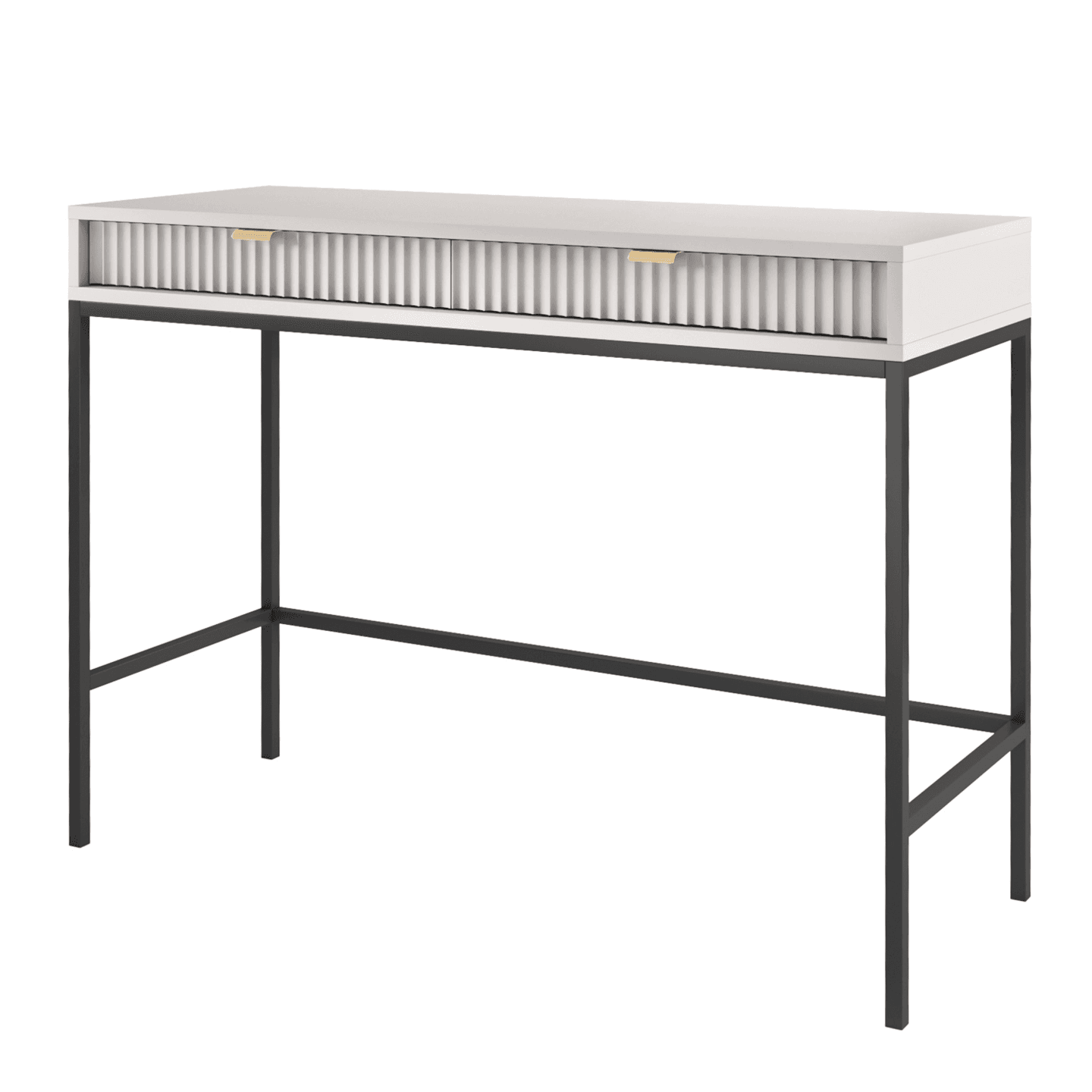 Toaletka Crow 104 cm szara + czarne nóżki