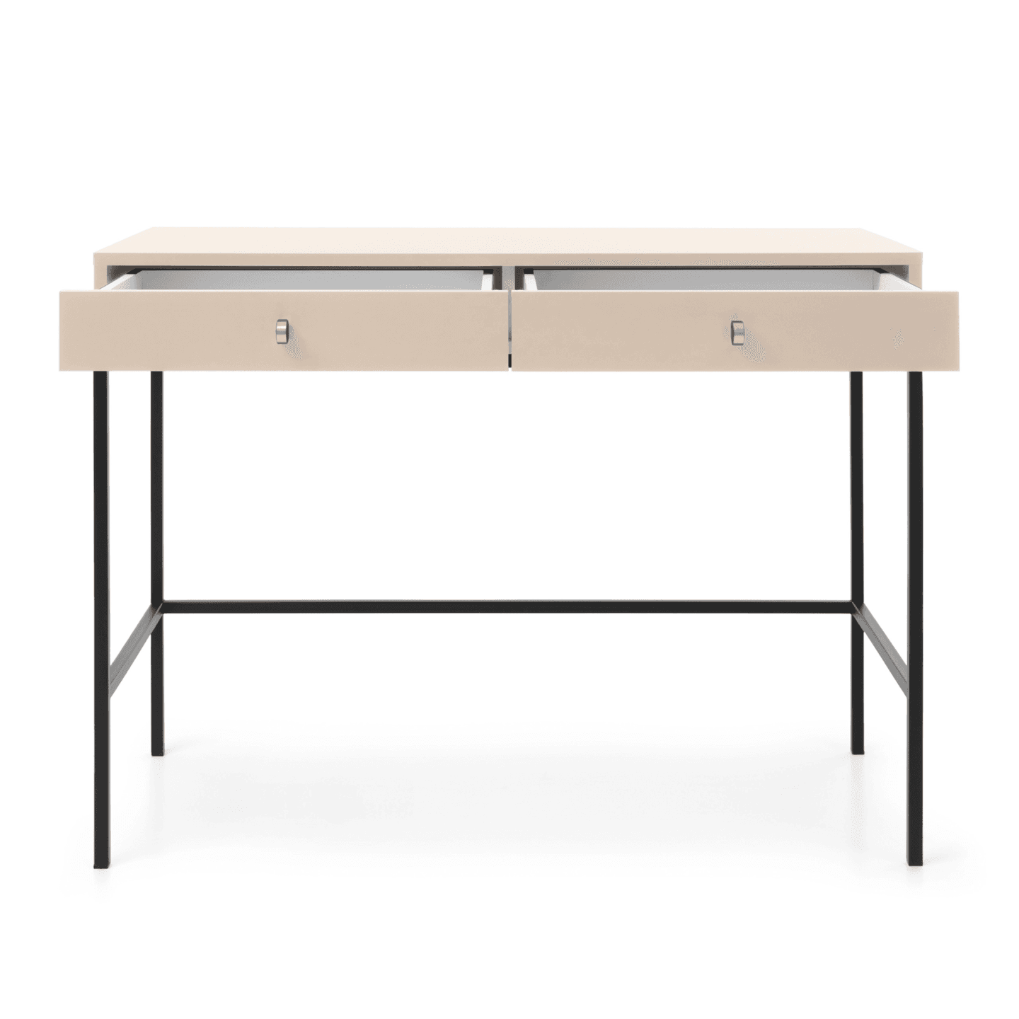 Toaletka Linea 104 cm beż + czarne nóżki