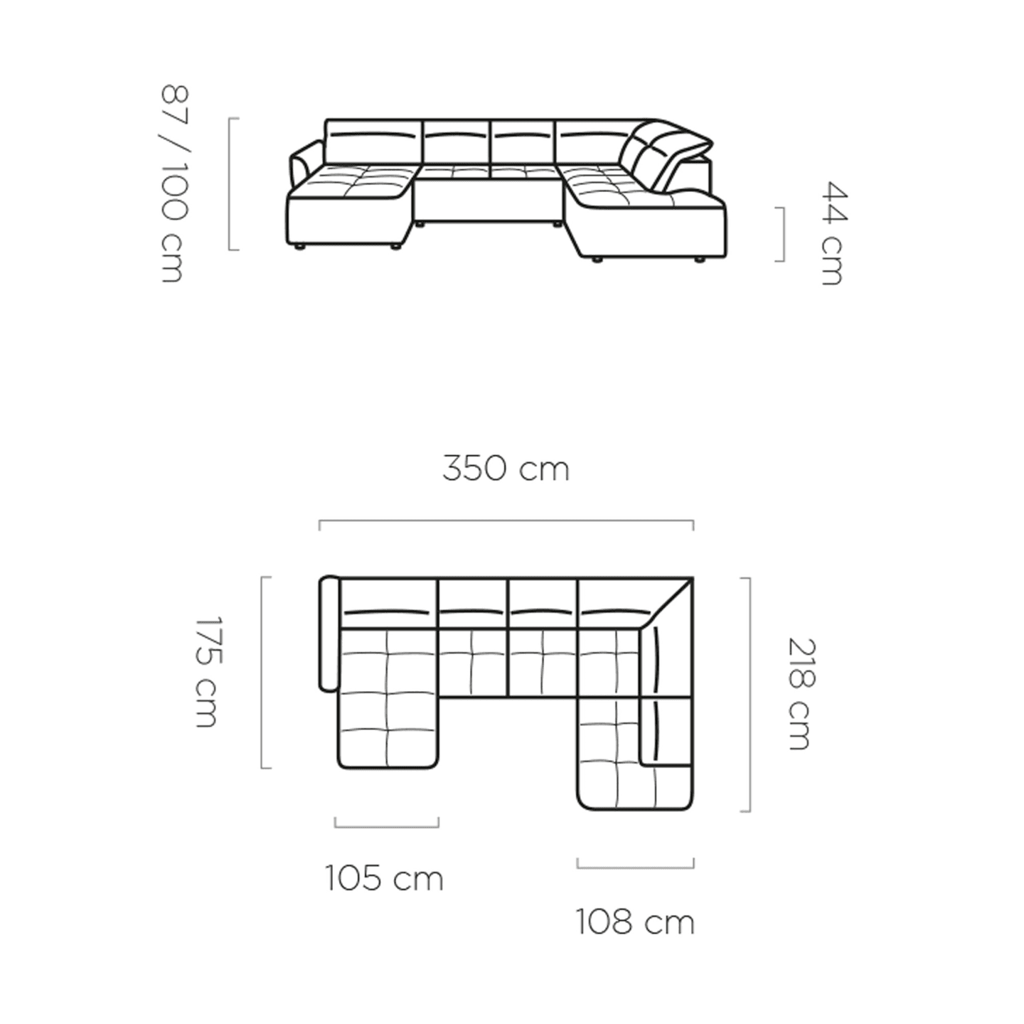 Narożnik elektryczny Murillo XL