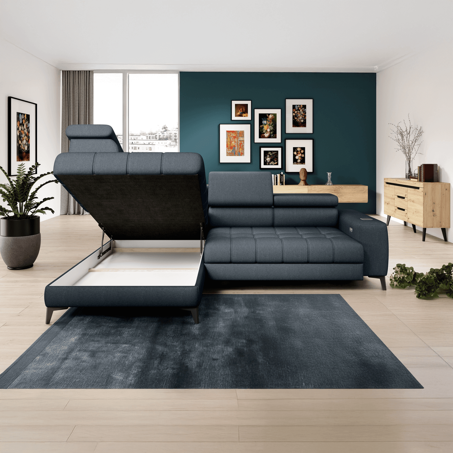 Narożnik elektryczny Baggio Monolith 04