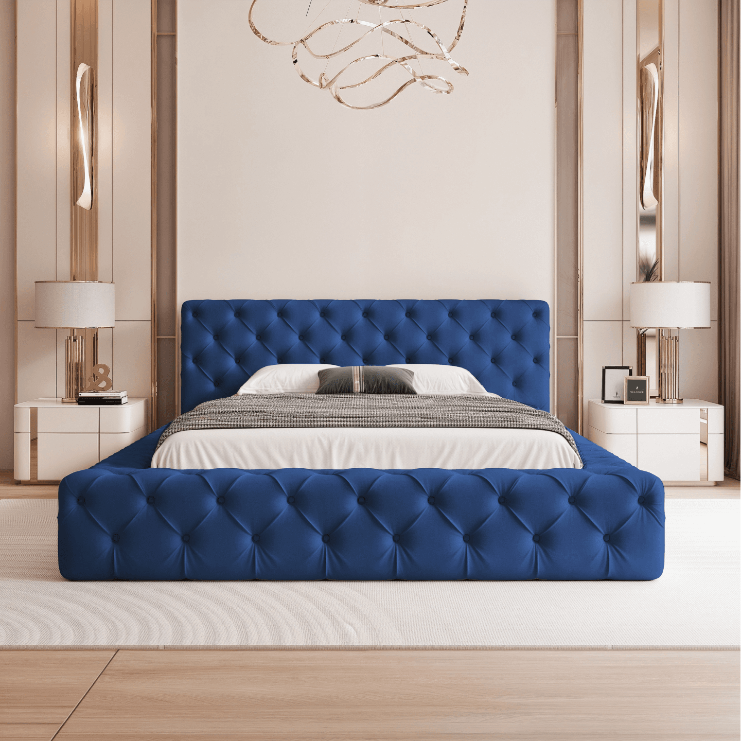 Łóżko tapicerowane Royal Glamour