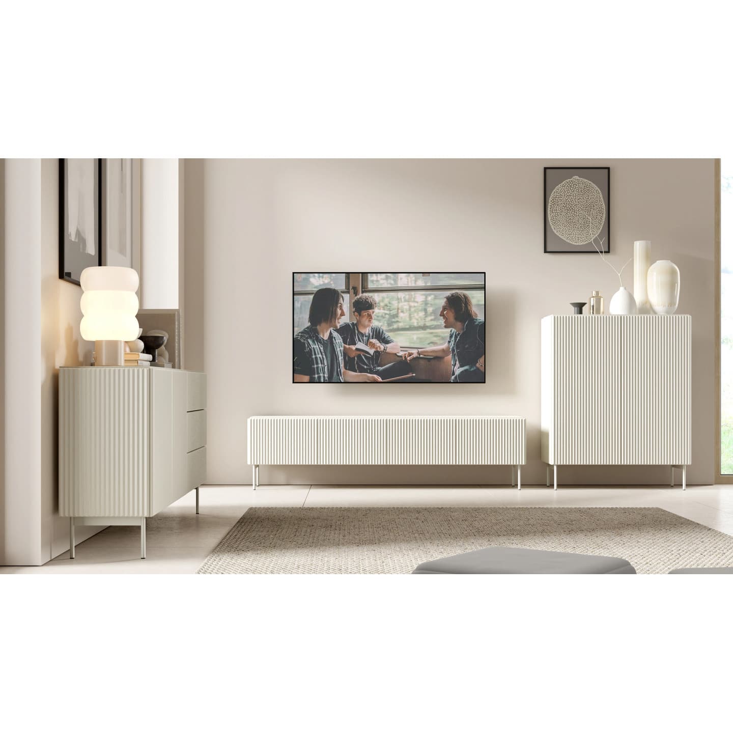 Wysoka Komoda Velio 98 cm Kaszmir