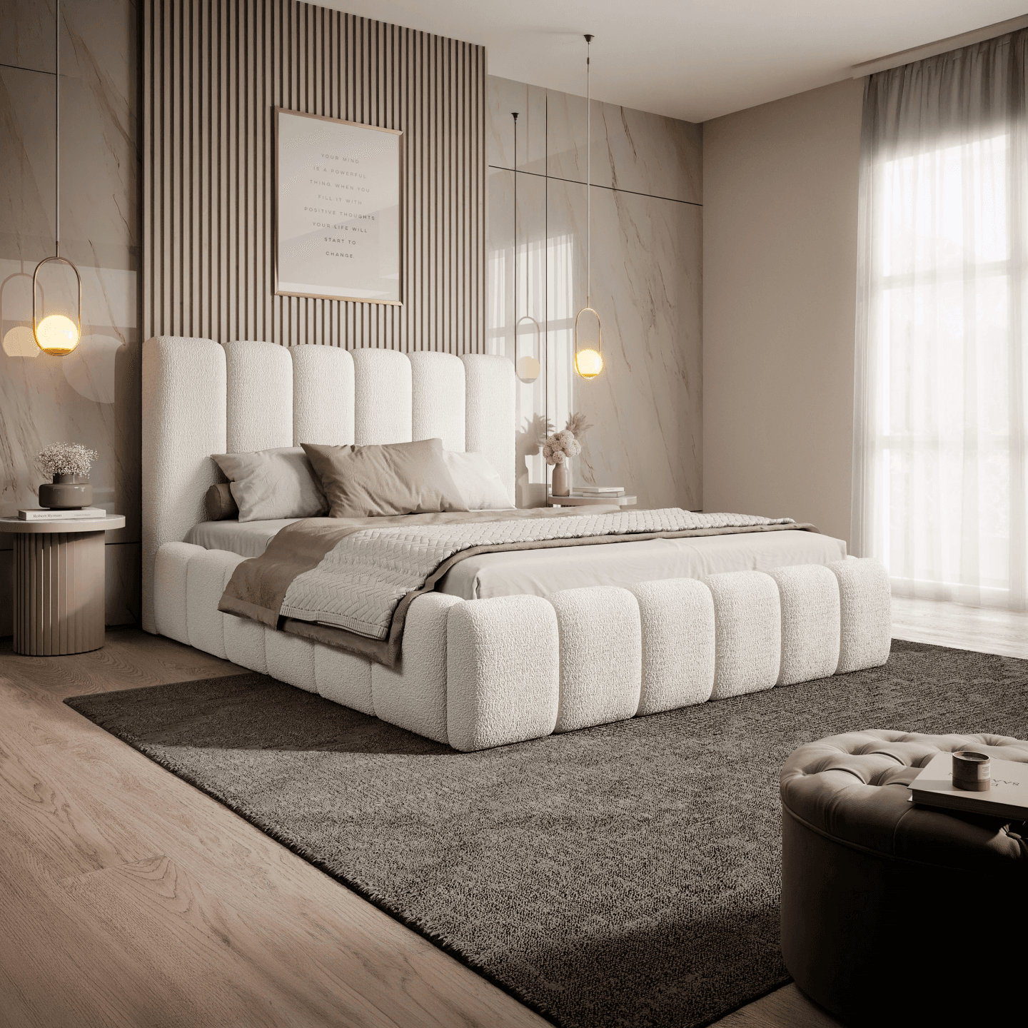 Łóżko tapicerowane Otello