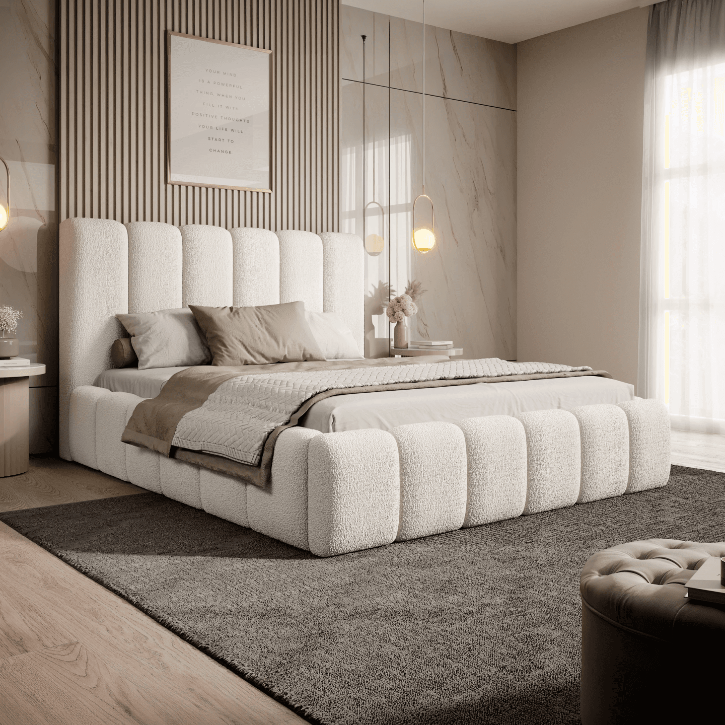 Łóżko tapicerowane Otello