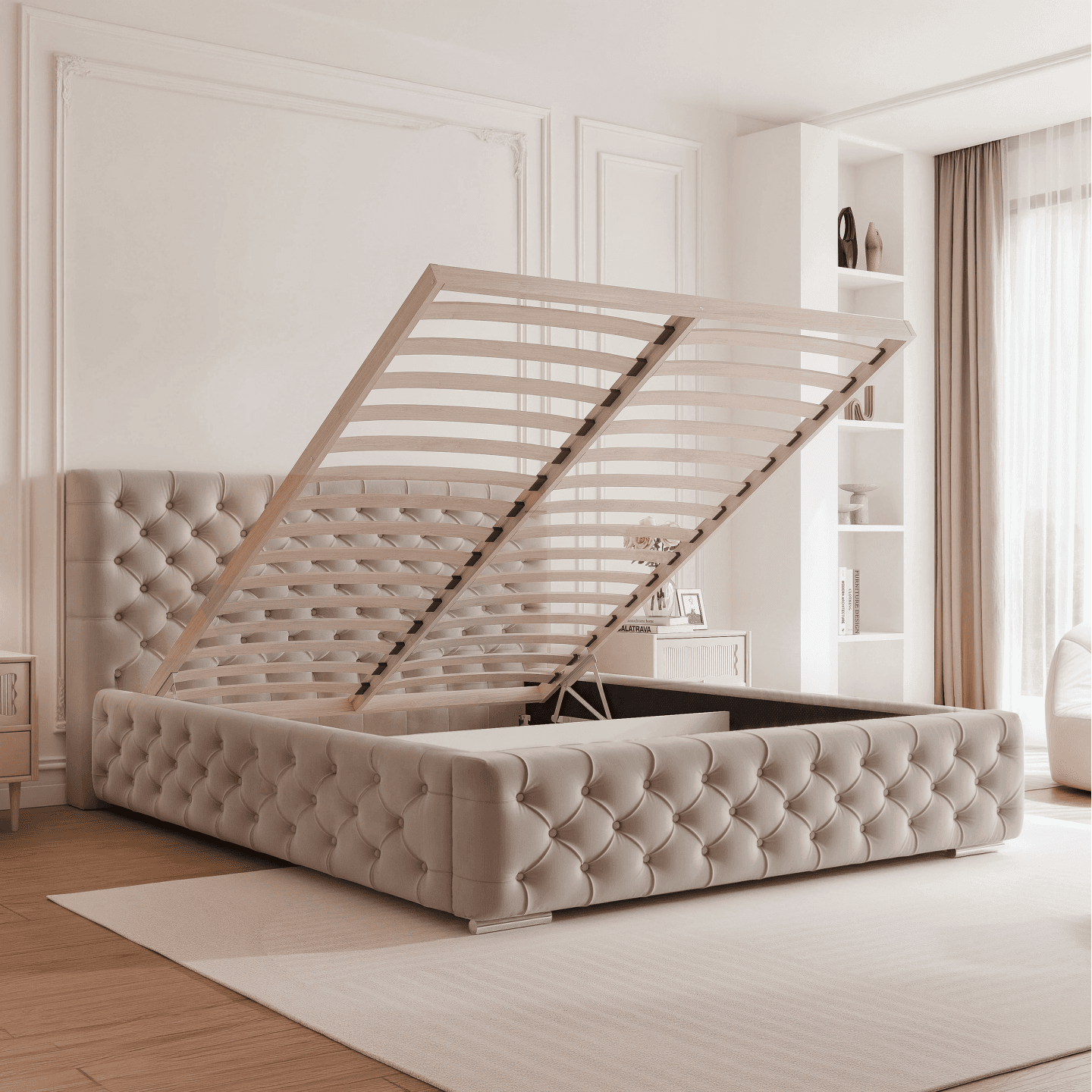 Łóżko tapicerowane Veloria