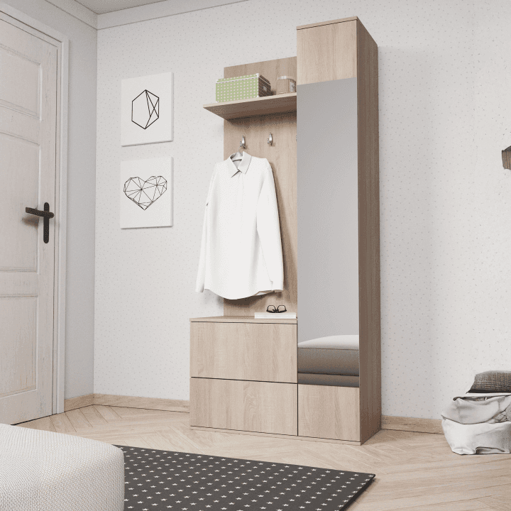 Garderoba SAGE dąb sonoma - zdjęcie 2
