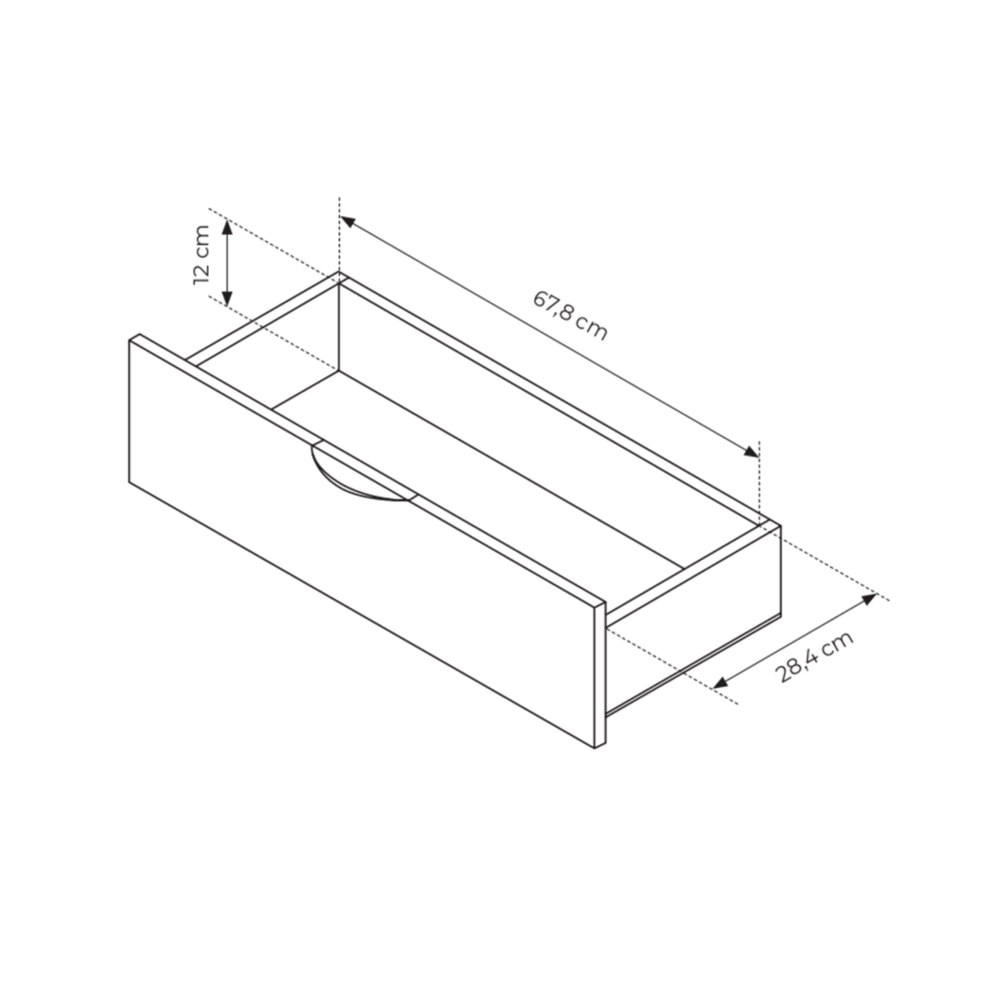 Regał wysoki Nori 89 cm Dąb dunin + czarne nóżki