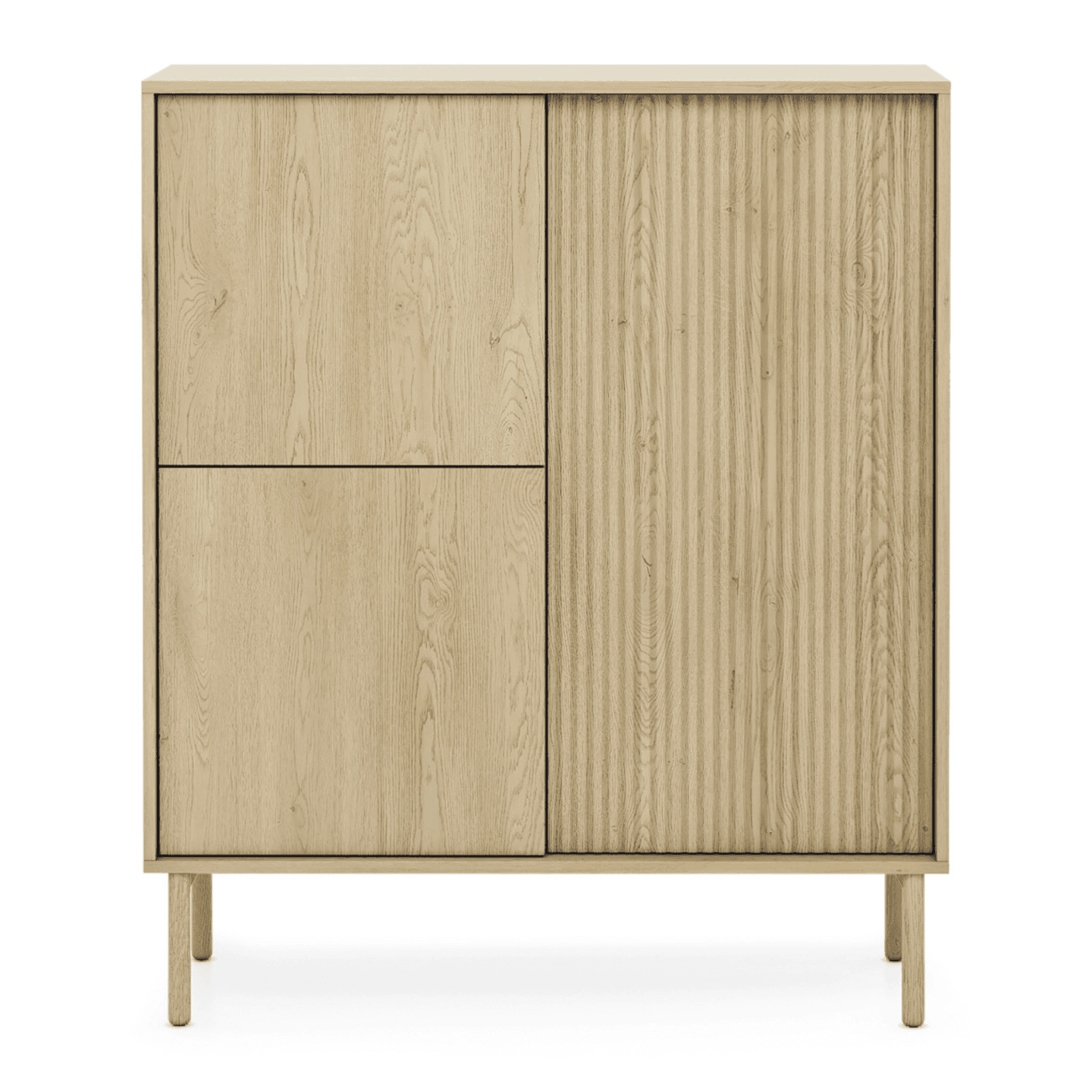 Wysoka komoda Nala 104 cm Dąb cremona